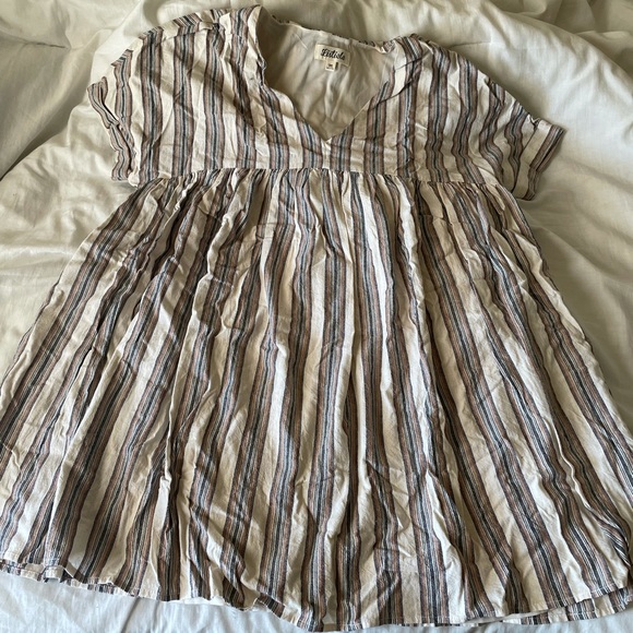 Listicle Striped Babydoll Dress - Picture 4 of 7